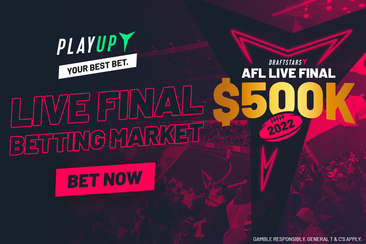 Bet on the Draftstars $500K Live Final at PlayUp!